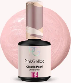 Pink Gellac - Classic Pearl - Gellak - Vegan - Wit - Glanzend - 15ml -Poeder and Foundation Winkel 1039x1200