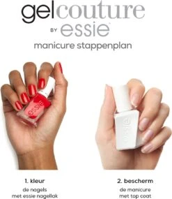 Essie Gel Couture - 510 Lady In Red - Rood - Langhoudende Nagellak - 13,5 Ml -Poeder and Foundation Winkel 1040x1200 2