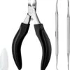 Nageltang Incl. Vijl En Ingegroeide Teennagel Lifter- Nagelknipper - Teennagelknipper - Nagelschaar - Ingegroeide Teennagels - Dikke Nagels - Nagelknipper Set - Pedicure Set