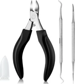 Nageltang Incl. Vijl En Ingegroeide Teennagel Lifter- Nagelknipper - Teennagelknipper - Nagelschaar - Ingegroeide Teennagels - Dikke Nagels - Nagelknipper Set - Pedicure Set