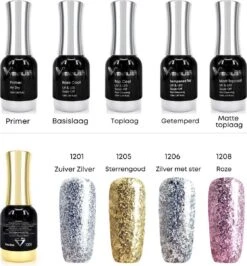 Venalisa 120 Set | 12ml Per Stuk | Professionele Set | Gellak Nagellak | Inclusief Koffer | Polygel | Polygel Kleuren | Polygel Nagels | Polygel Kit -Poeder and Foundation Winkel 1116x1200