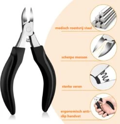 Nageltang Incl. Vijl En Ingegroeide Teennagel Lifter- Nagelknipper - Teennagelknipper - Nagelschaar - Ingegroeide Teennagels - Dikke Nagels - Nagelknipper Set - Pedicure Set 5 Nageltang Incl. Vijl En Ingegroeide Teennagel Lifter- Nagelknipper - Teennagelknipper - Nagelschaar - Ingegroeide Teennagels - Dikke Nagels - Nagelknipper Set - Pedicure Set -Poeder and Foundation Winkel 1163x1200