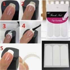 Paie Nagelsticker French Manicure - 102 Stuks