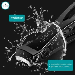 Obioli ™ Nagelknipper Set - Luxe Cadeau Doos Voor Mannen En Vrouwen - Nageltang - Nagelschaar - Kalknagels - Teennagel - Met Nagelvijl - Zwart - Groot - Gift Box -Poeder and Foundation Winkel 1199x1200