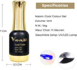 Venalisa 120 Set | 12ml Per Stuk | Professionele Set | Gellak Nagellak | Inclusief Koffer | Polygel | Polygel Kleuren | Polygel Nagels | Polygel Kit -Poeder and Foundation Winkel 1200x1105