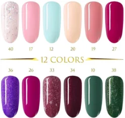 Gellak Starterspakket 12 Kleuren - Gellak - Gellakset - Nagelset - Gelnagels - Nagellak - Gelnagel Kit - UV Lamp 36W - LED - Manicure Set - 12 Kleuren Gel Polish - Nail Art - Nagellamp - Nagelboor - Nageldroger - Nagellak -Poeder and Foundation Winkel 1200x1134