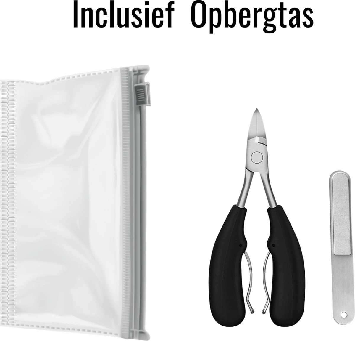 Nagelschaar Inclusief Nagelvijl - Nageltang Voor Harde Teennagels - Nagelknipper Tegen Kalknagels - Harde Nagels - Pedicureset - Manicureset Teennagelknipper - Teennagelschaar 9 Nagelschaar Inclusief Nagelvijl - Nageltang Voor Harde Teennagels - Nagelknipper Tegen Kalknagels - Harde Nagels - Pedicureset - Manicureset Teennagelknipper - Teennagelschaar - Afbeelding 9