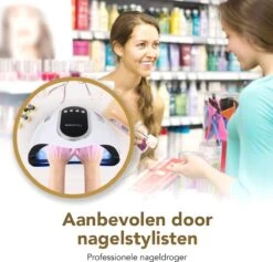 BoraPora Professionele Nageldroger - 280 Watt UV LED Lamp Nagels - 66 Leds - Nagel UV Lamp - Gellak Lamp - Nagellamp - Nagellamp Led - Nagellamp Voor Gel Nagellak - Nagellamp Led Uv - Nagellamp Uv - Nagellamp Gelnagels - Gellak - Nageldroger -Poeder and Foundation Winkel 1200x1151