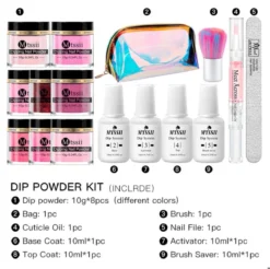 Dipping Powder Starter Kit - 8 Kleuren - Roze - Dip Poeder - Acryl Nagels - Dip Nagels - Meest Complete Starterspakket - Nagel Poeder - MTSSII - -Poeder and Foundation Winkel 1200x1194 1