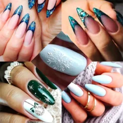 Elvi Polygel Starterskit -Complete Set Inc. USB UV/Led Mini Lamp-6x15g Polygel Kleuren Blauw - Nagelverlenging Polyacryl UV Nagellak-Quick Extension Temperature Color Changing Gel Blue Green -Poeder and Foundation Winkel 1200x1200 181