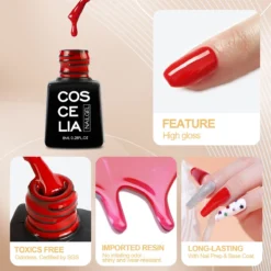 Royala D1 Gellak Starters Pakket + Inclusief UV LED Lamp + 10 Verschillende Gellak Kleuren - Gellak Lamp – Gellac Set - Alle Benodigdheden In Eén - Uitgebreid 62-Delig Pakket- Gel Polish Set - Gellak Set - UV LED Lamp -Poeder and Foundation Winkel 1200x1200 33