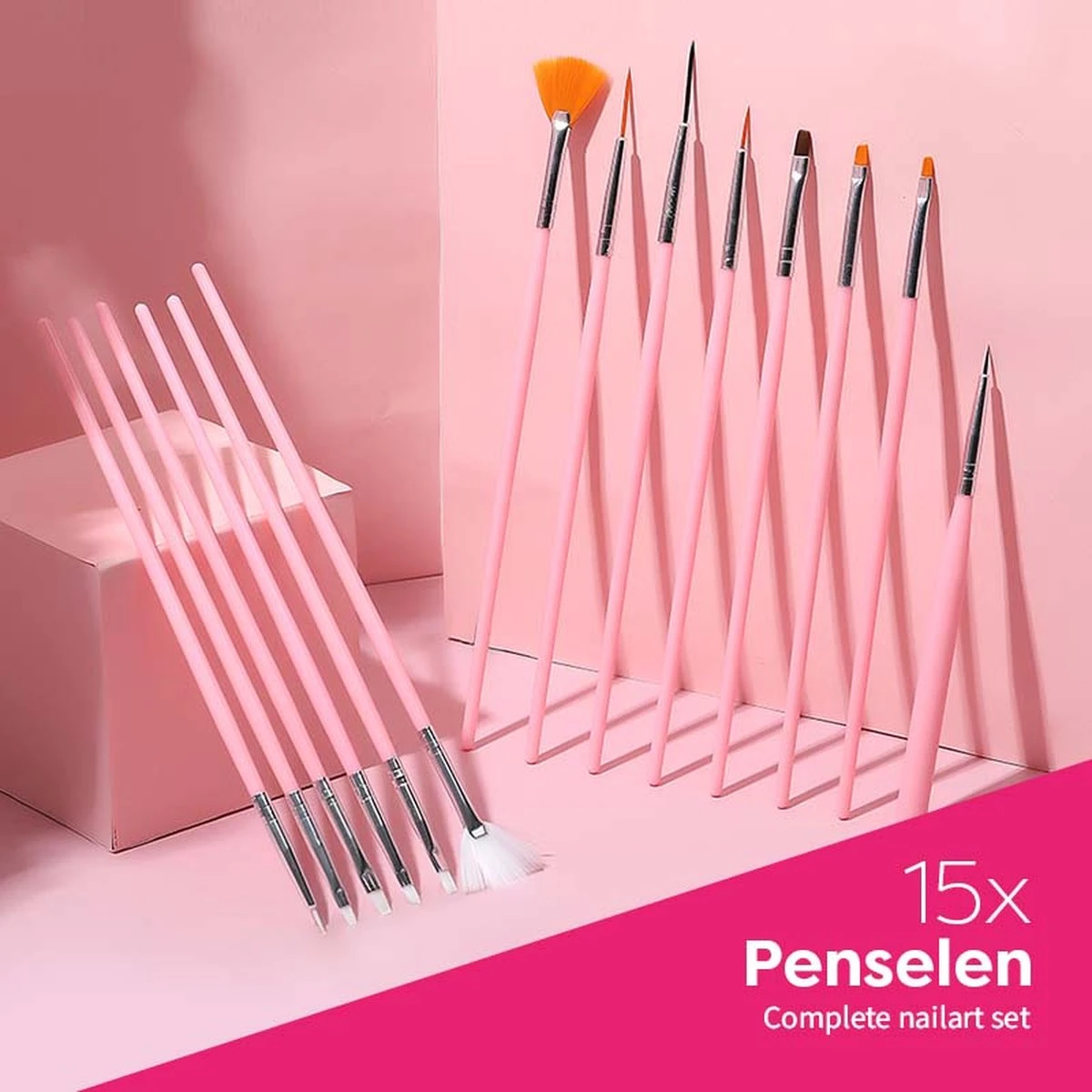 Evvie© Nail Art Kit - Penselen Met Dotting Tools - Strass Steentjes - Rhinestones - Nagel Folie - Diamantjes - Striping Tape – 65-delig 9 Evvie© Nail Art Kit - Penselen Met Dotting Tools - Strass Steentjes - Rhinestones - Nagel Folie - Diamantjes - Striping Tape – 65-delig - Afbeelding 9