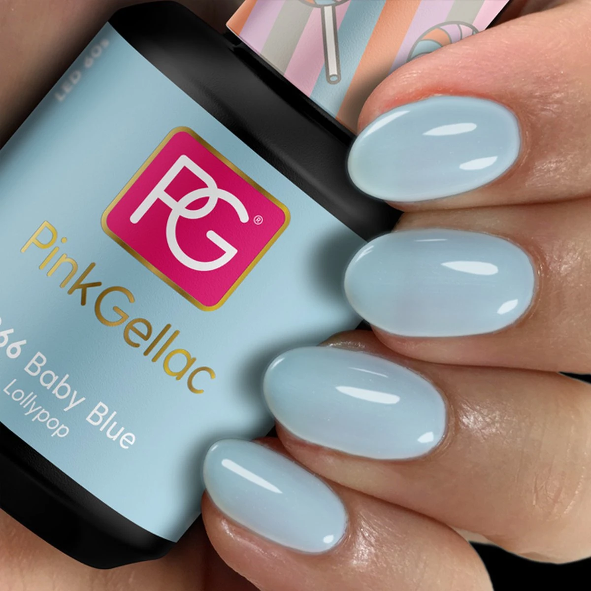 Pink Gellac - Baby Blue - Gellak - Vegan - Blauw - Glanzend - 15ml 4 Pink Gellac - Baby Blue - Gellak - Vegan - Blauw - Glanzend - 15ml - Afbeelding 4