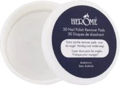 Herome Combi-Pack Caring Nail Polish Remover Duo - 1x Nagellakremover 120ml & 1x Caring Nail Polish Remover Pads 30 -Poeder and Foundation Winkel 1200x879