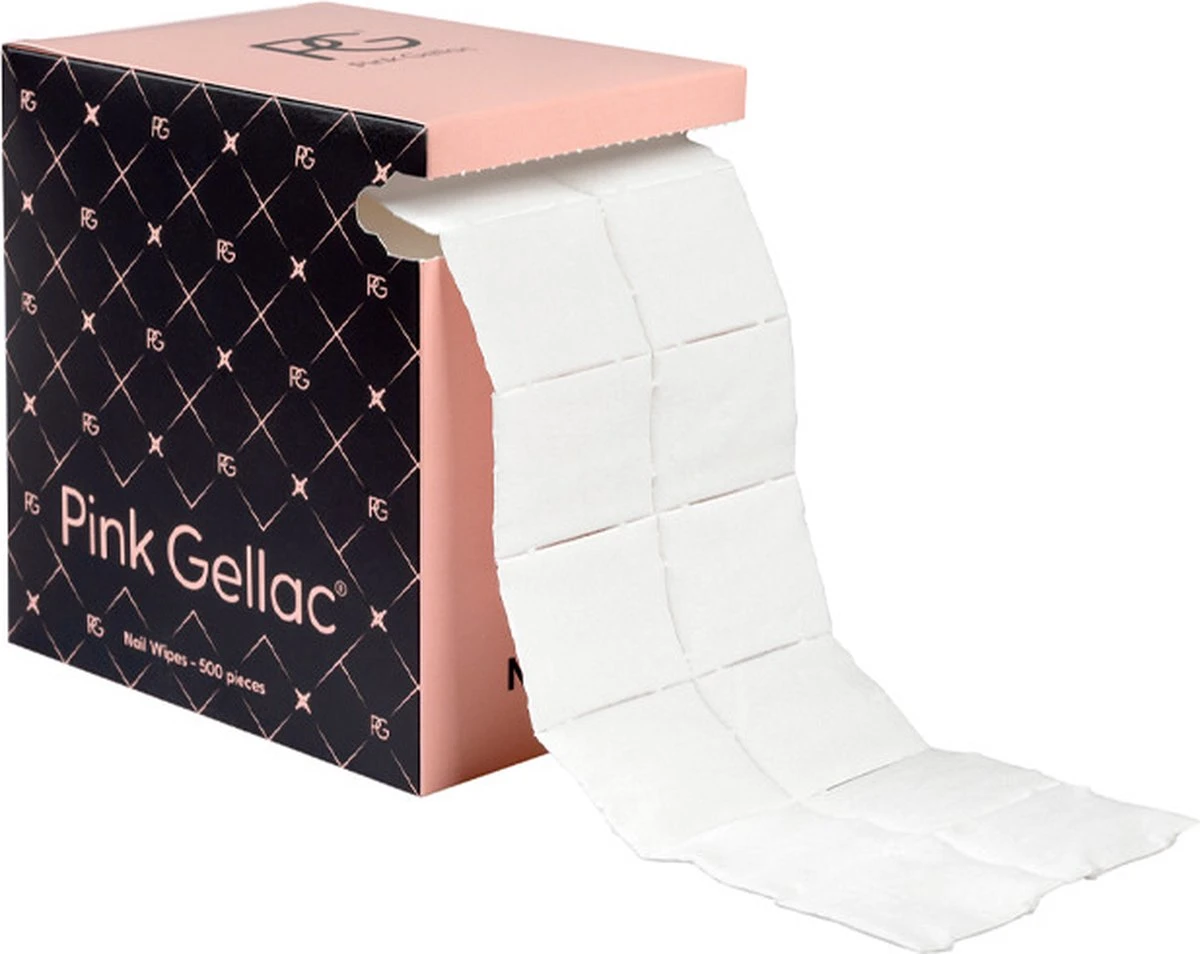 Pink Gellac - Nail Wipes - Gellak Reiniger - 500 Stuks - Zacht Voor Nagels 3 Pink Gellac - Nail Wipes - Gellak Reiniger - 500 Stuks - Zacht Voor Nagels - Afbeelding 3
