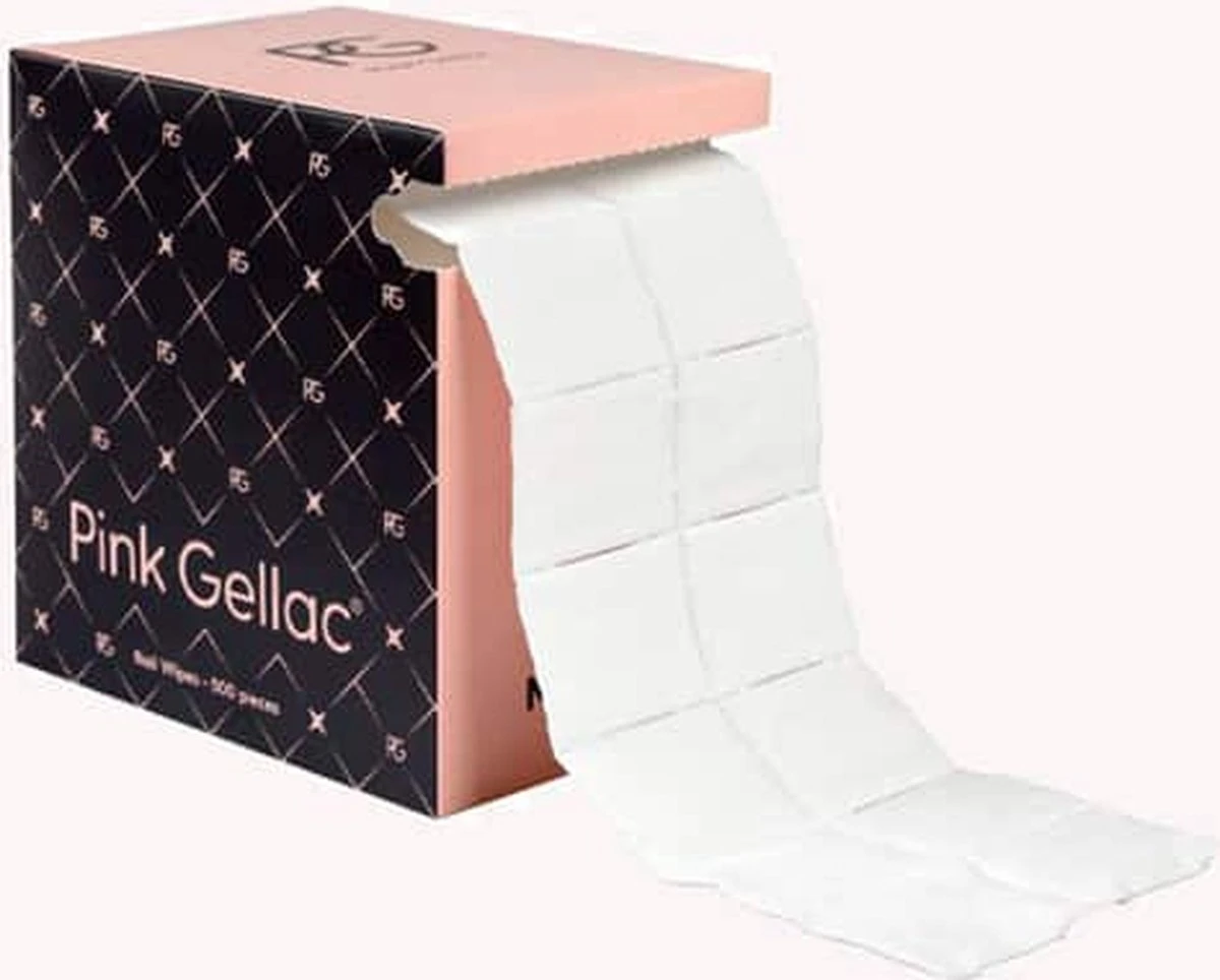 Pink Gellac - Nail Wipes - Gellak Reiniger - 500 Stuks - Zacht Voor Nagels 4 Pink Gellac - Nail Wipes - Gellak Reiniger - 500 Stuks - Zacht Voor Nagels - Afbeelding 4