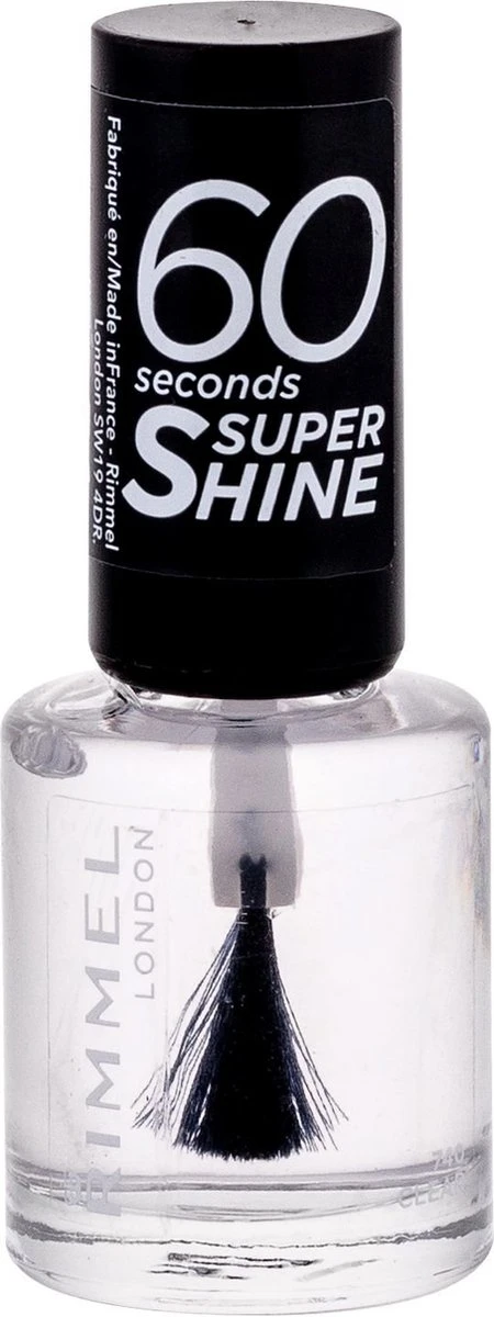 Rimmel London 60 Seconds SuperShine Nagellak - 740 Clear 12 Rimmel London 60 Seconds SuperShine Nagellak - 740 Clear - Afbeelding 12