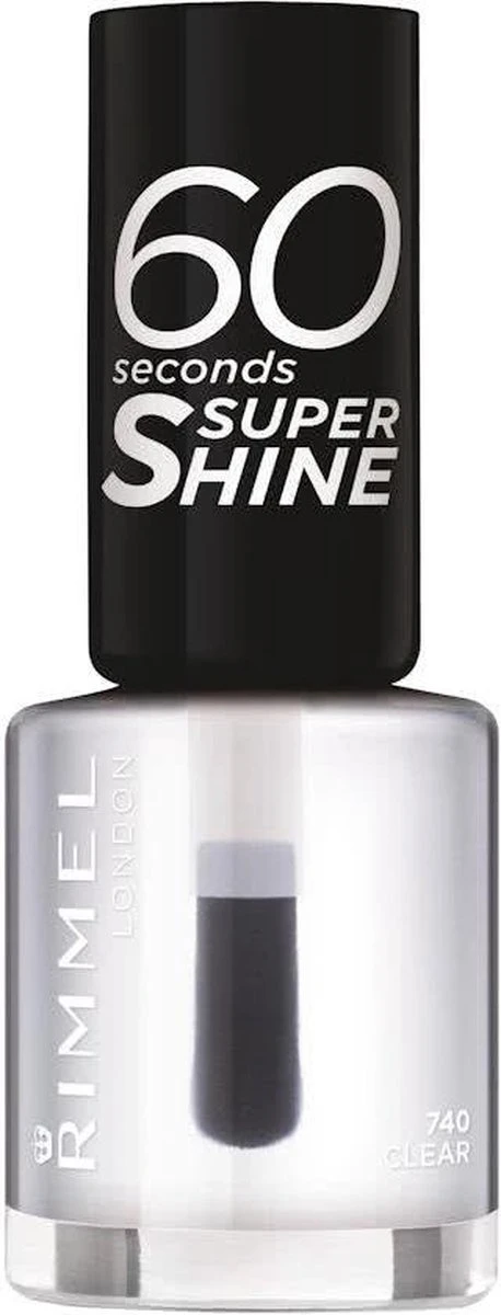Rimmel London 60 Seconds SuperShine Nagellak - 740 Clear 11 Rimmel London 60 Seconds SuperShine Nagellak - 740 Clear - Afbeelding 11