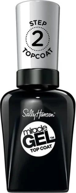 Sally Hansen Miracle Gel Nagellak Top Coat 2.0 - 101 Transparant -Poeder and Foundation Winkel 478x1200