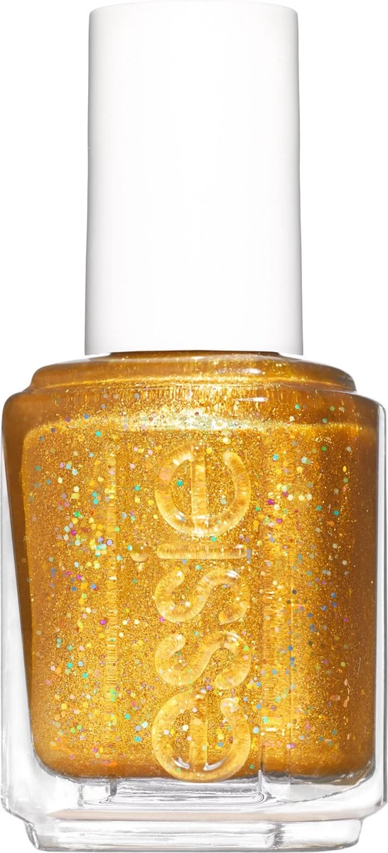 Essie Winter Collection Nagellak - 665 Caught On Tape - Gouden Glitter Nagellak 2 Essie Winter Collection Nagellak - 665 Caught On Tape - Gouden Glitter Nagellak - Afbeelding 2
