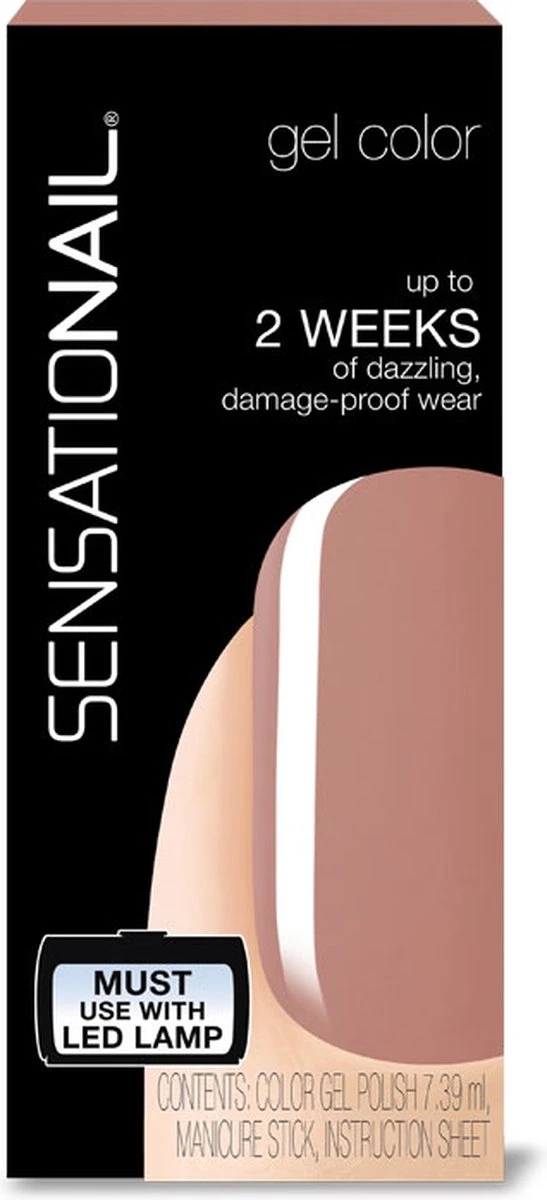 SensatioNail Gel Polish Macchiato - Gel Nagellak - Nude 1 SensatioNail Gel Polish Macchiato - Gel Nagellak - Nude