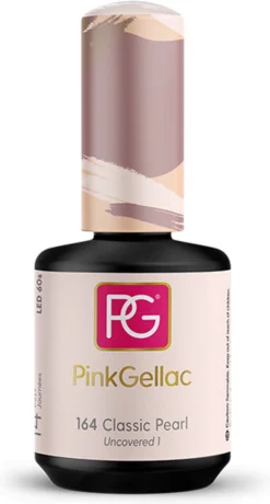 Pink Gellac - Classic Pearl - Gellak - Vegan - Wit - Glanzend - 15ml -Poeder and Foundation Winkel 645x1200 1