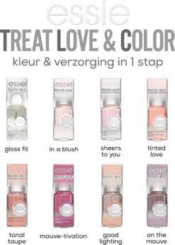 Essie - TREAT LOVE & COLOR™ - 3 Sheers To You - Roze Nagellak - 13,5 Ml -Poeder and Foundation Winkel 859x1200