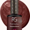 Pink Gellac - Chestnut Brown - Gellak - Vegan - Bruin - Shimmer Finish - 15 Ml
