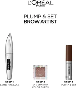 L’Oréal Paris Brow Artist Plumper Wenkbrauwmascara - 04 Dark Brunett -Poeder and Foundation Winkel 1036x1200 7