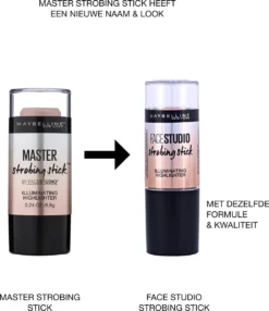 Maybelline Master Studio Strobing Highlighter Stick - 100 Light -Poeder and Foundation Winkel 1037x1200 1