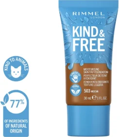 Rimmel London KIND & FREE Vegan Foundation 503 Mocha -Poeder and Foundation Winkel 1047x1200 1