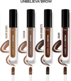 L'Oréal Paris Unbelieva Brow Wenkbrauwgel - 104 Chatain - Licht Bruin - Waterproof - 3.4 Ml -Poeder and Foundation Winkel 1068x1200 5