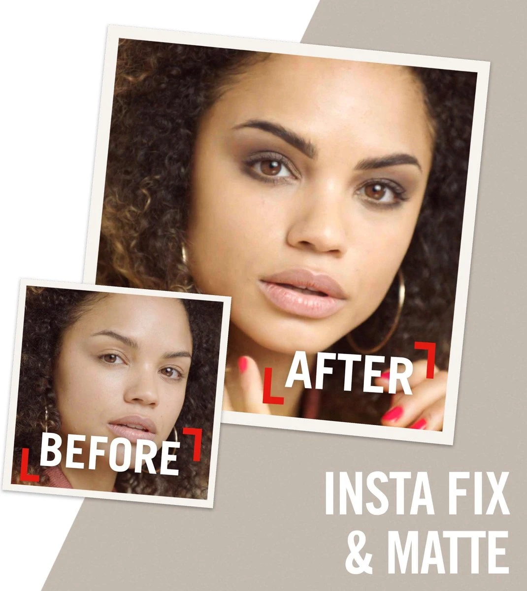 Rimmel London Insta Fix & Matte Make-uppoeder - 01 Clear 5 Rimmel London Insta Fix & Matte Make-uppoeder - 01 Clear - Afbeelding 5