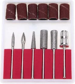 Merkloos Electrische Nagelvijl - Vijl Met Freesjes En Rolletjes - Roze- -Poeder and Foundation Winkel 1070x1200