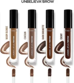 L’Oréal Paris Unbelieva Brow Wenkbrauwgel - 109 Ebony - Donker Bruin - Waterproof - 3.4 Ml -Poeder and Foundation Winkel 1070x1200 3