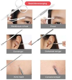 Luxe Manicure En Pedicure Set - Nagelverzorging - Nail Art - 18 Delig - Zwart 12 Luxe Manicure En Pedicure Set - Nagelverzorging - Nail Art - 18 Delig - Zwart -Poeder and Foundation Winkel 1078x1200