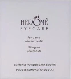 Herome Eye Care Wenkbrauw Poeder Donkerbruin - Compact Brow Powder Dark Brown - Waterproof Verrijkt Met Panthenol - Volumineuze Wenkbrauwen -Poeder and Foundation Winkel 1085x1200 2