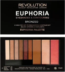 Makeup Revolution Euphoria Palette - Bronzed Euphoria -Poeder and Foundation Winkel 1086x1200 1