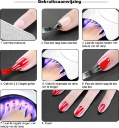 Gellak Starterspakket - Gellak - Gelnagel Kit - UV Lamp 36W - LED - Manicure Set - 12 Kleuren Gel Polish - Nail Art - Nagellamp - Nagelboor - Nageldroger - Nagellak -Poeder and Foundation Winkel 1117x1200