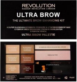 Makeup Revolution Ultra Brow The Ultimate Brow Enhancing Kit - Fair To Medium -Poeder and Foundation Winkel 1119x1200 7