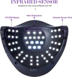 Professionele 180W LED Nageldroger Lamp - Gel Nagel Droger - 180W De Sterkste Nagellamp Op De Markt - Geschikt Voor Elke Nagel, Sneller Droger Voor Gel Polish Nail Apparatuur Automatische Sensor Nail Art Gereedschap Voor Vingernagel En Teennagel 7 Professionele 180W LED Nageldroger Lamp - Gel Nagel Droger - 180W De Sterkste Nagellamp Op De Markt - Geschikt Voor Elke Nagel, Sneller Droger Voor Gel Polish Nail Apparatuur Automatische Sensor Nail Art Gereedschap Voor Vingernagel En Teennagel -Poeder and Foundation Winkel 1122x1200