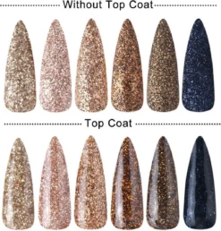 GUAPÀ - Nagel Glitter Poeder Nail Art Set Goud & Navy - 6 Stuks -Poeder and Foundation Winkel 1149x1200 1