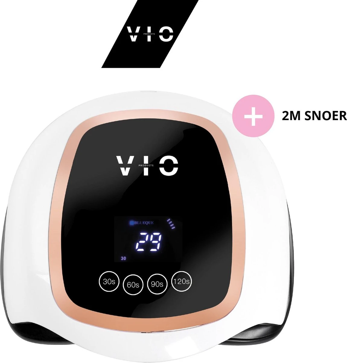 VIO V1 Nageldroger Voor Gellak Met 2M Lang Snoer - Manicure En Pedicure - Krachtige 168 Watt UV Lampen - Nagelstudio 1 VIO V1 Nageldroger Voor Gellak Met 2M Lang Snoer - Manicure En Pedicure - Krachtige 168 Watt UV Lampen - Nagelstudio