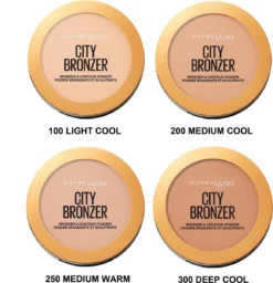 Maybelline City Bronzer Bronzer & Countour Powder - 100 Light Cool - Bronzing En Contouring Poeder - 51,4 Gr. -Poeder and Foundation Winkel 1160x1200 6