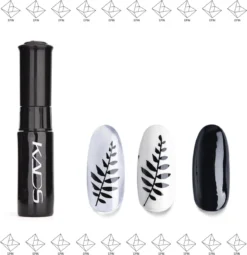 Merkloos EPIN | Stempel Nagellak | Nagellak Voor Stempel | Nail Art | 10 ML | ZWART