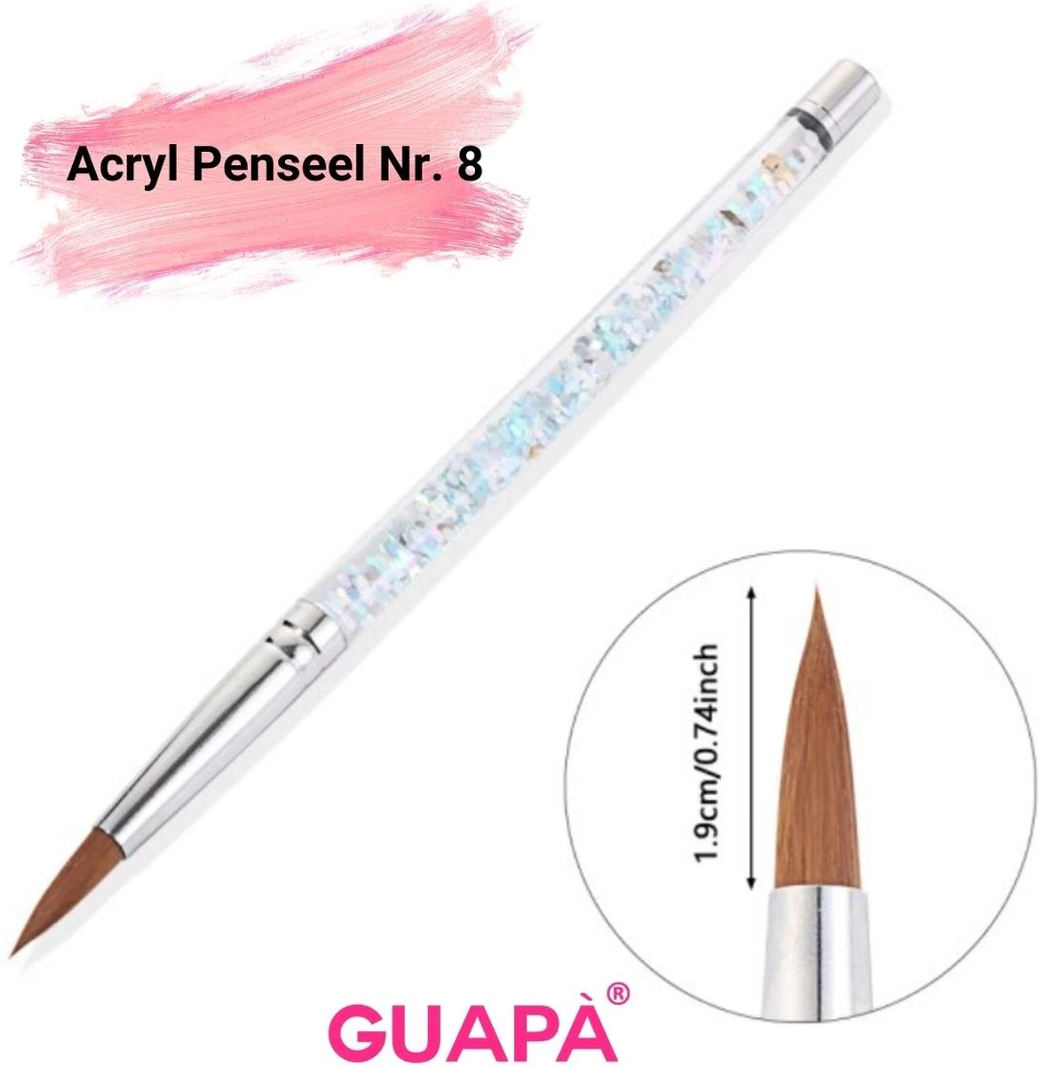 GUAPÀ® Acryl Starterspakket Transparant Clear | Acryl Poeder | Acrylic Liquid | Acryl Penselen | Dappendish | Acryl Nagels | Professionele Kwaliteit 9 GUAPÀ® Acryl Starterspakket Transparant Clear | Acryl Poeder | Acrylic Liquid | Acryl Penselen | Dappendish | Acryl Nagels | Professionele Kwaliteit - Afbeelding 9