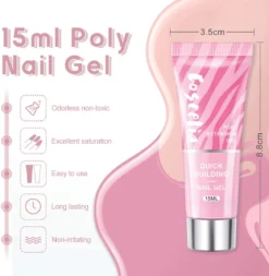 Polygel- 6 KLEUREN SET - 15 ML - Polygel Kit - Polygel Nagels - Polygel Kleuren -Poeder and Foundation Winkel 1170x1200