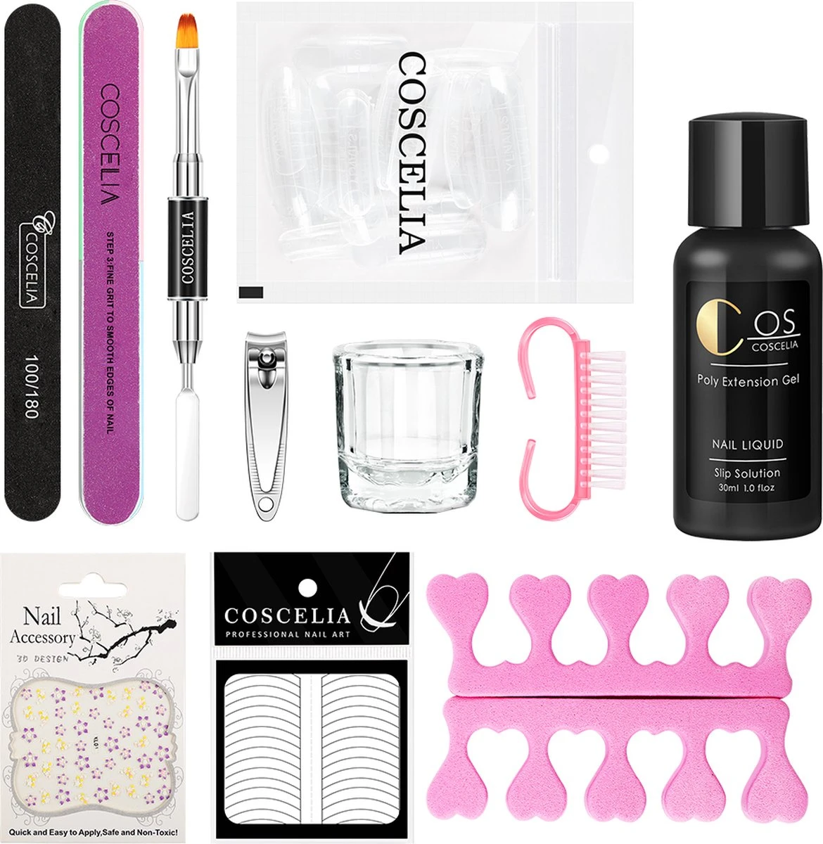 Royala - Professionele Poly Gel Starter Kit POG3. – 6 Kleuren Polygel + 6 Kleuren UV Gel - 12 Kleuren Polygel Pakket - Incl. 36 W UV Nageldroger - Poly Acryl Nagels - Nail Art - Gel Lak 2 Royala - Professionele Poly Gel Starter Kit POG3. – 6 Kleuren Polygel + 6 Kleuren UV Gel - 12 Kleuren Polygel Pakket - Incl. 36 W UV Nageldroger - Poly Acryl Nagels - Nail Art - Gel Lak - Afbeelding 2
