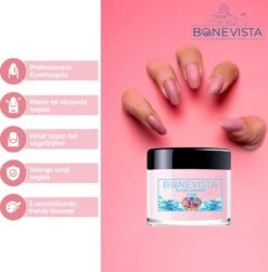 Bone Vista® Acryl Nagels Starterspakket - Wit, Roze & Transparant - Professionele Kunstnagels 11 Bone Vista® Acryl Nagels Starterspakket - Wit, Roze & Transparant - Professionele Kunstnagels -Poeder and Foundation Winkel 1182x1200