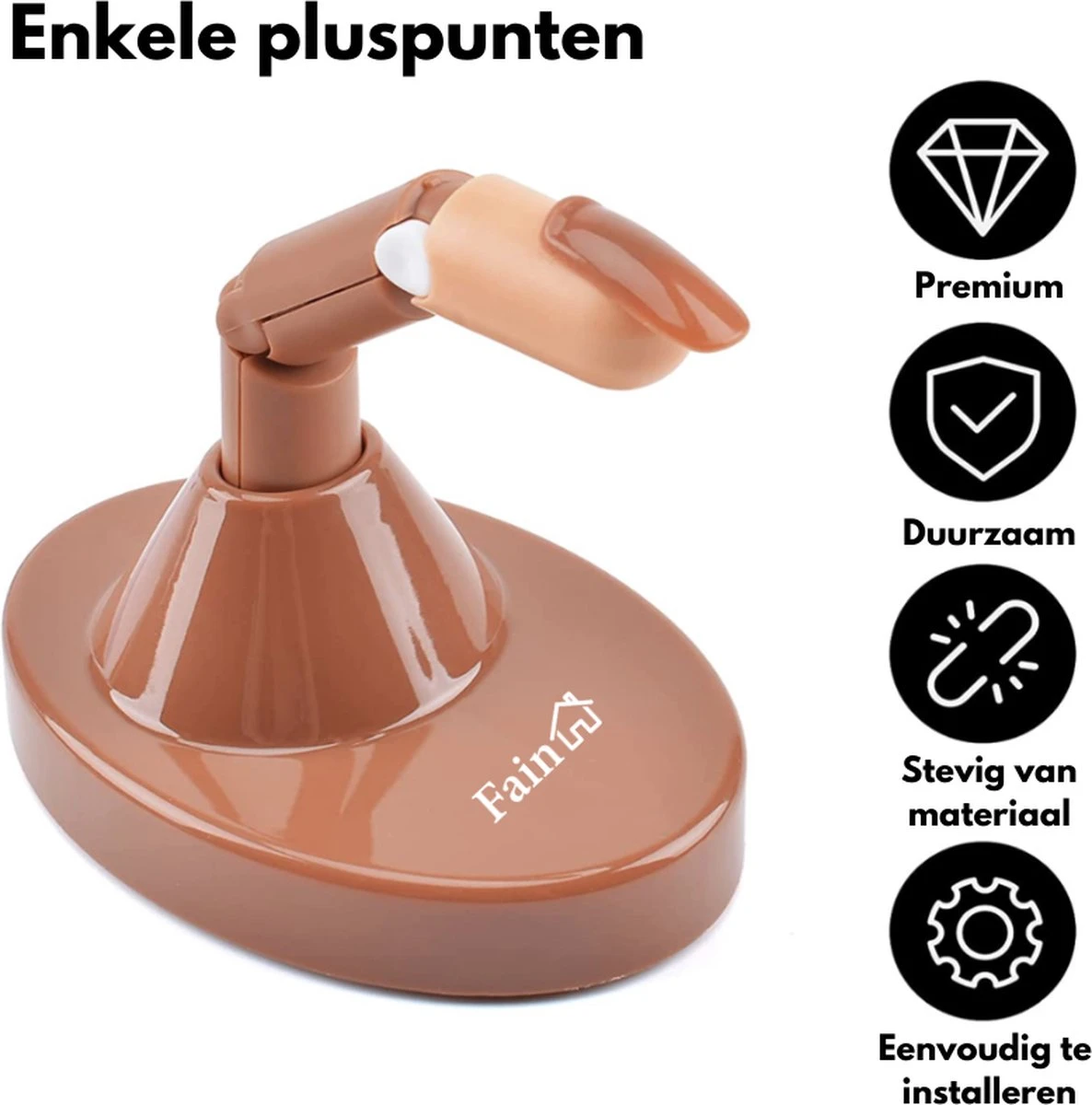 Oefenhand Voor Nagels – Nail Trainer Vinger – All-in-1 Set – Incl. 80 Kunstnagels – Nail Art – Nagel Set – Nail Trainer Hand 6 Oefenhand Voor Nagels – Nail Trainer Vinger – All-in-1 Set – Incl. 80 Kunstnagels – Nail Art – Nagel Set – Nail Trainer Hand - Afbeelding 6